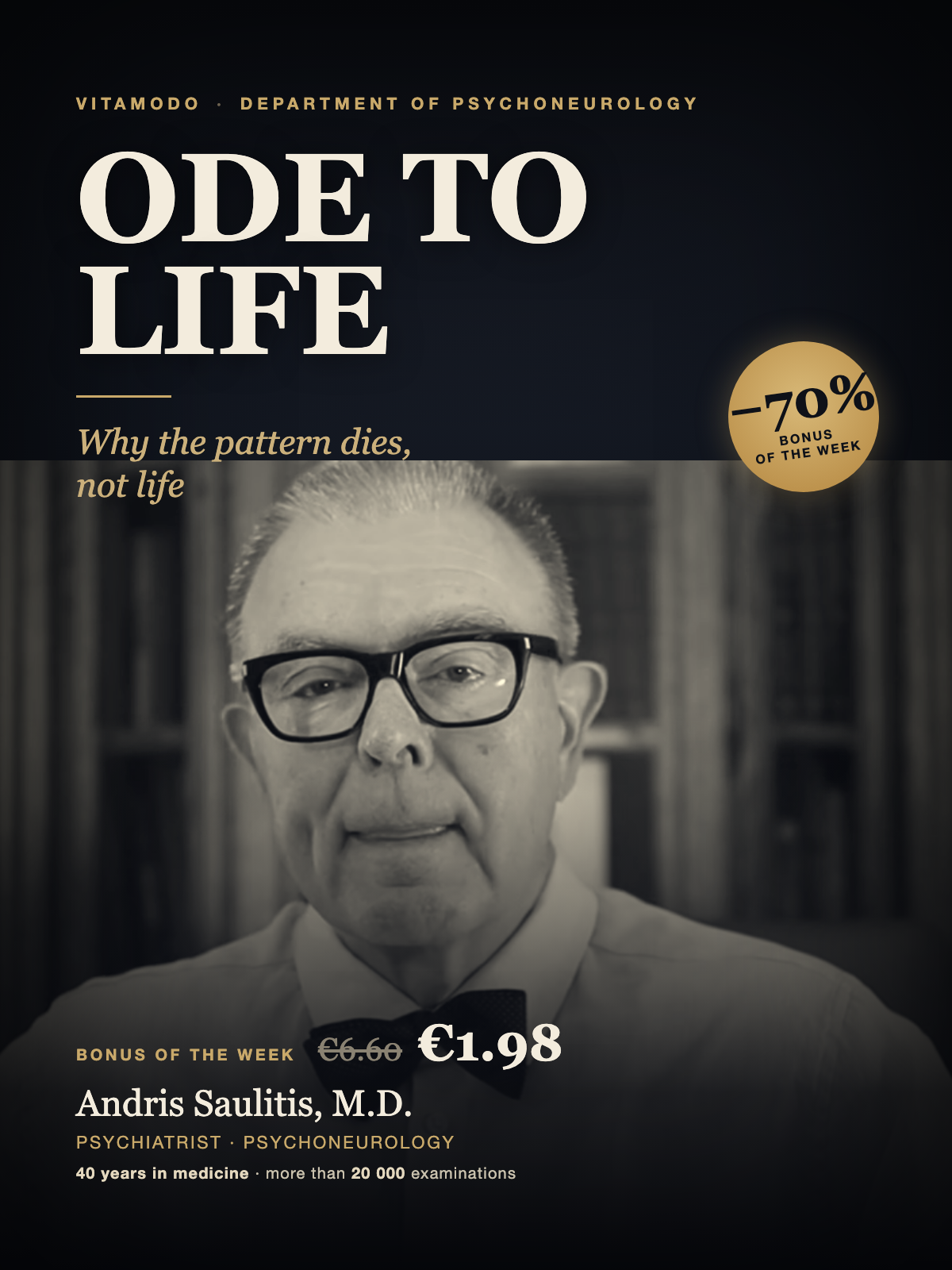 Ode to Life: why the pattern dies, not life
