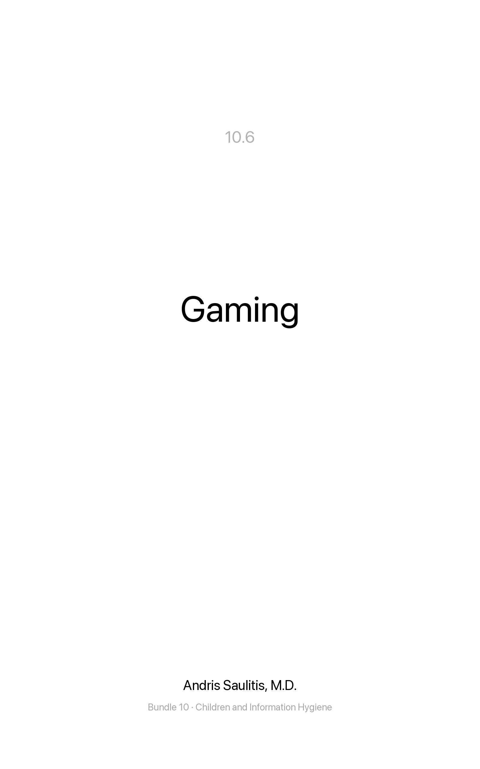 Gaming