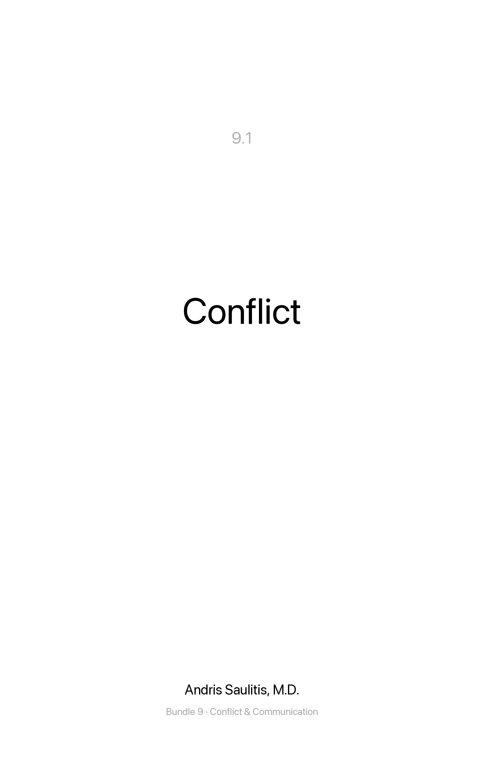 Conflict
