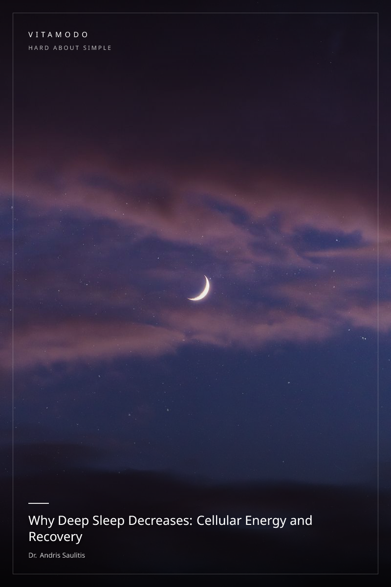 Why Deep Sleep Decreases: Cellular Energy and Recovery