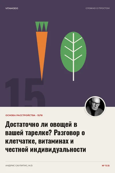 Достаточно ли овощей в вашей тарелке? Разговор о клетчатке, витаминах и честной индивидуальности